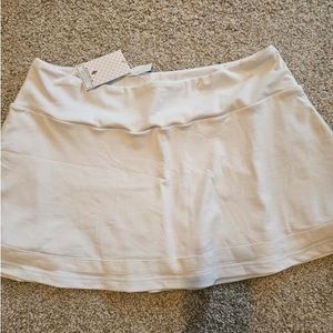 Smith and Quinn white tennis skirt with shorts underneath size large